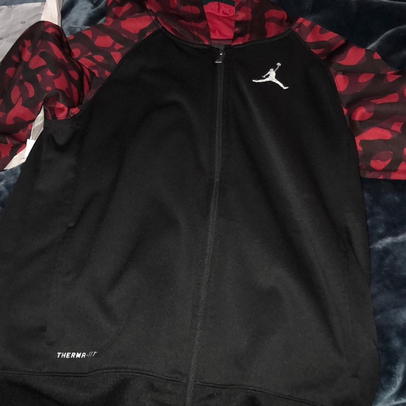 red black jordan jacket